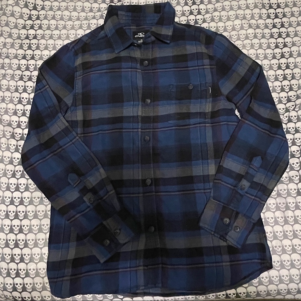 Like new boys O’Neill button down flannel (M/10)